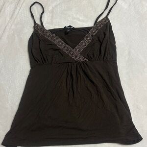 Beaded Brown Tank